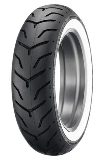 Pneu DUNLOP D408 FLANC BLANC 130/90-16 67 H